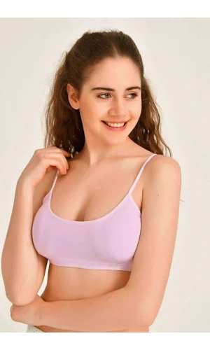 Pedli İp Askılı Pembe Büstiyer