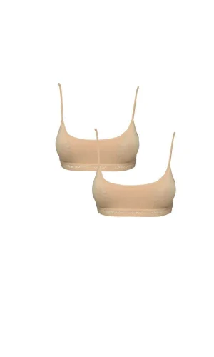 Pedli İp Askılı Ten Rengi Büstiyer 2 adet