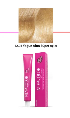 Premium 12.03 Yoğun Altın Süper Açıcı - Kalıcı Krem Saç Boyası 50 g Tüp