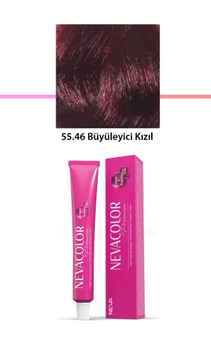Premium 55.46 Büyüleyici Kızıl - Kalıcı Krem Saç Boyası 50 g Tüp