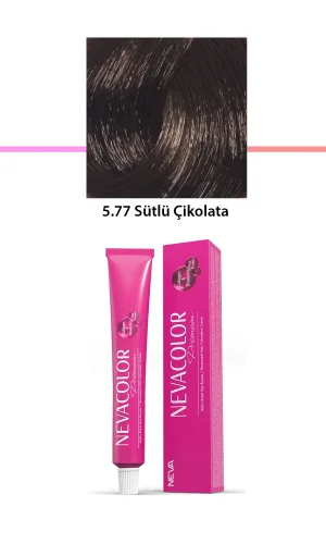 Premium 5.77 Sütlü Çikolata - Kalıcı Krem Saç Boyası 50 g Tüp