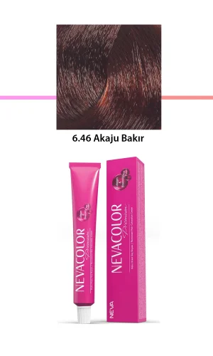 Premium 6.46 Akaju Bakır - Kalıcı Krem Saç Boyası 50 g Tüp