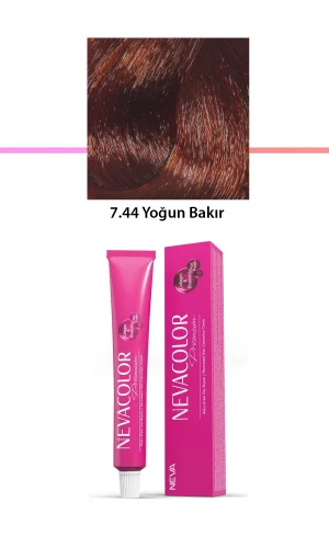 Premium 7.44 Yoğun Bakır - Kalıcı Krem Saç Boyası 50 g Tüp