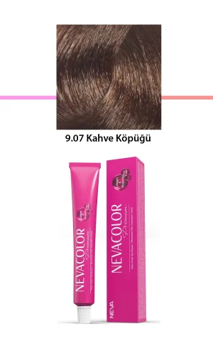 Premium 9.07 Kahve Köpüğü - Kalıcı Krem Saç Boyası 50 g Tüp