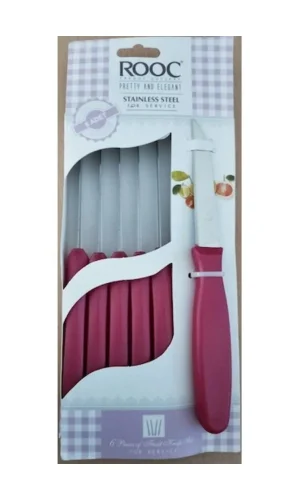 Prety 6lı Meyve Bıçak Seti Royaleks-MYV-06