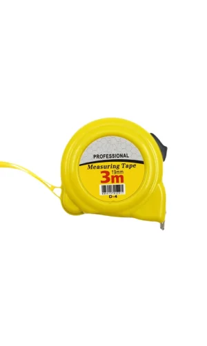 Profesyonel Şerit Metre Mezura 3 Metre 19 mm