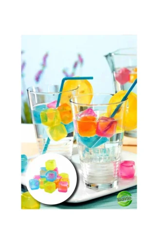 Renkli Buz Küpleri, Tükenmez Serinletici Buz Küpleri 20 Adet