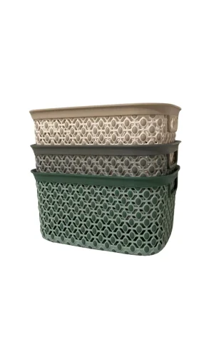 Renkli Düzenleyici Sepet 3 Litre 1 Adet Royaleks-G471