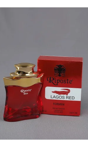 Riposte 24 Saat Etkili Erkek Parfüm - Lagoss Red - For Men 90 Ml