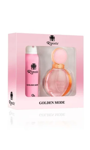 Riposte Kadın Parfüm & Deodorant Seti Golden Mode For Women 85 Ml