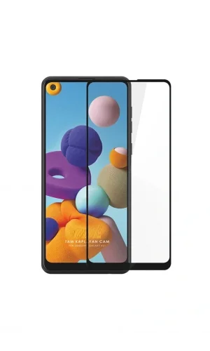 Samsung A21S Uyumlu 9d Tam Kaplayan Parmak Izi Bırakmayan Ekran Koruyucu Film