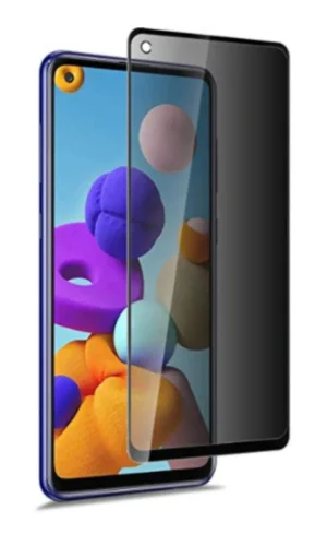 Samsung A21s Uyumlu Hayalet Ekran Gizli Tam Kaplayan Kırılmaz Cam Seramik Ekran Koruyucu Film