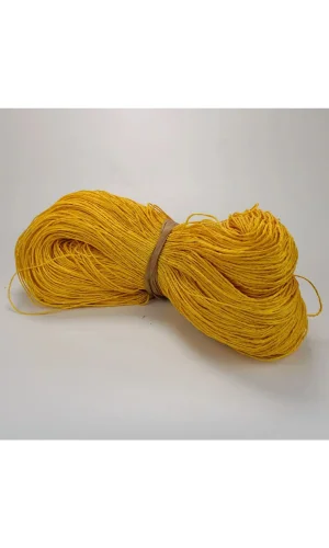 Sarı Renk Çile Kağıt İp Çanta Ipi Supla Ipi  No:59 - (550-600 gr)