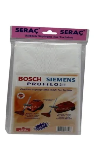 Seraç Bez Süpürge Torbası Bosch Siemens No:050 Süpürge Torbası
