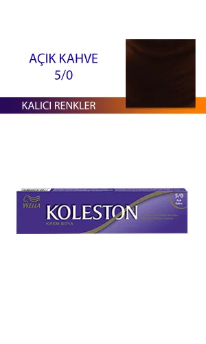 Single Tüp Boya Saç Boyası Açık Kahve 5/0