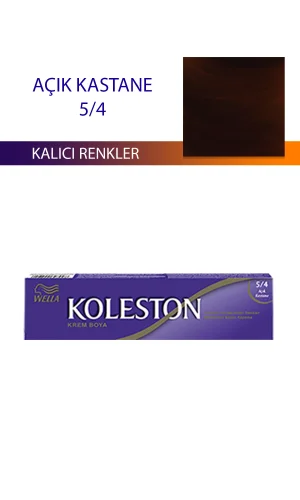 Single Tüp Boya Saç Boyası Açık Kestane 5/4