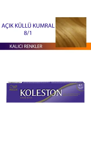 Single Tüp Boya Saç Boyası Açık Küllü Kumral 8/1