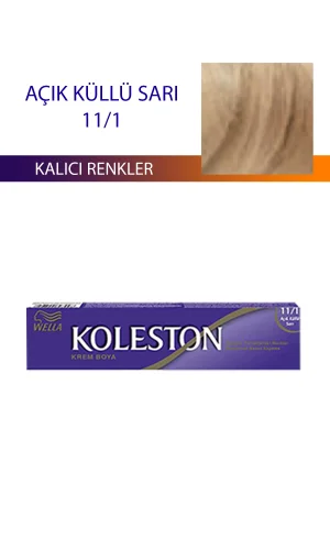 Single Tüp Boya Saç Boyası Açık Küllü Sarı 11/1