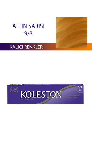 Single Tüp Boya Saç Boyası Altın Sarısı 9/3