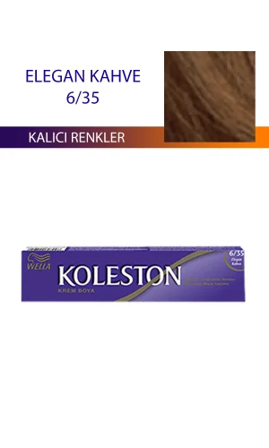 Single Tüp Boya Saç Boyası Elegan Kahve 6/35