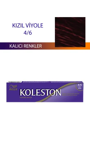Single Tüp Boya Saç Boyası Kızıl Viyole 4/6