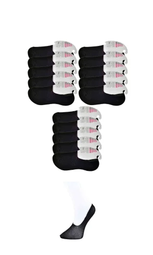 Siyah Kadın Babet Çorap 15 çift