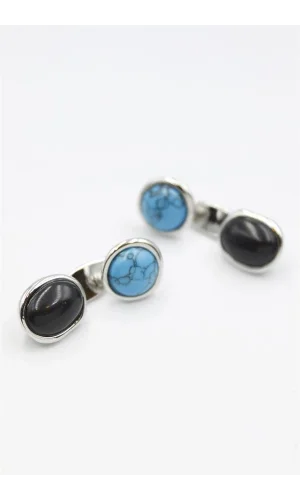 Taşlı Küpe - Gümüş