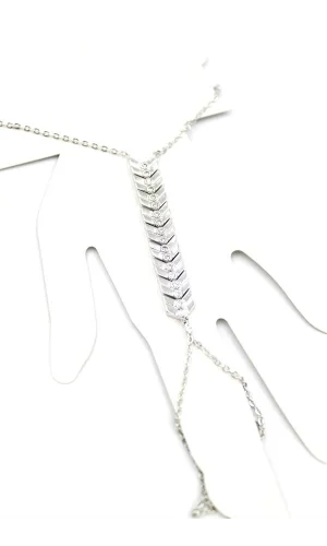 Taşlı Şahmeran Bileklik - Gümüş