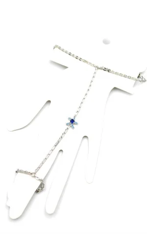 Taşlı Yıldız Şahmeran - Gümüş