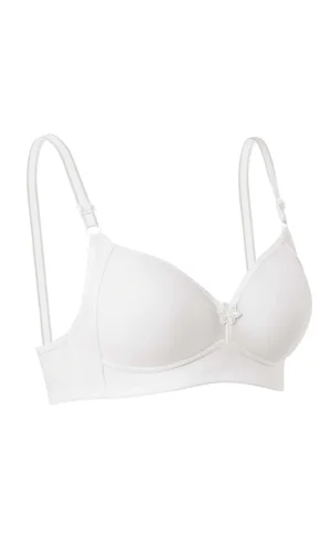 Telsiz Silikonlu Toparlayıcı Sütyen Beyaz