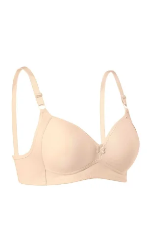 Telsiz Silikonlu Toparlayıcı Sütyen Ten