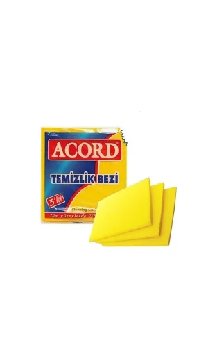 Temizlik Bezi 35x40 cm 3lü Sarı Royaleks-NRX-F547