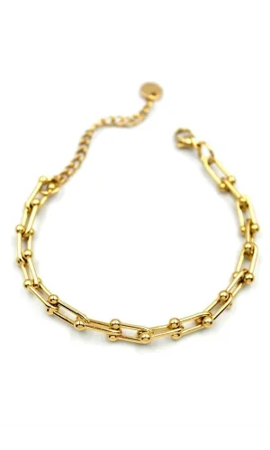 Tf Zincir Bileklik - Altın