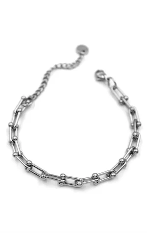 Tf Zincir Bileklik - Gümüş