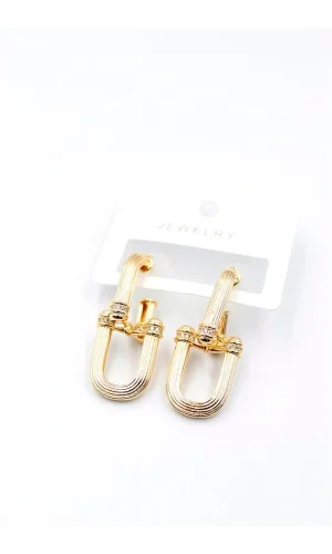 Tf Zincir Küpe - Altın