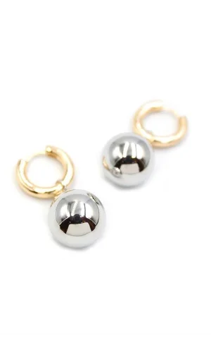 Top Küpe - Gümüş