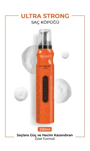 Ultra Strong Saç Köpük 200 ML - Ultra Güçlü Tutuş - mrfs