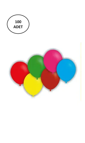 Vatan Balon 9-a 100 Lü Vt901 19 Cm