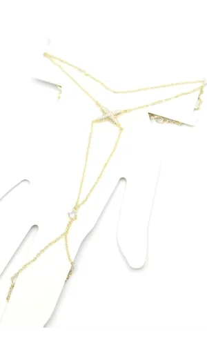 X Taşlı Şahmeran - Altın