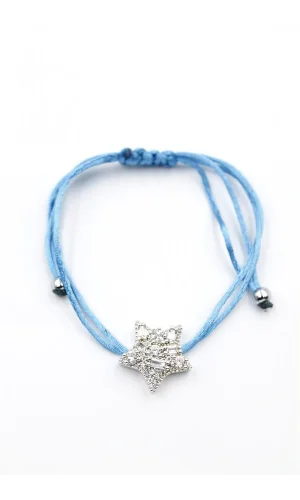 Yıldız İp Bileklik - Turkuaz