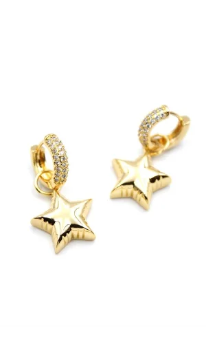 Yıldız Küpe - Altın