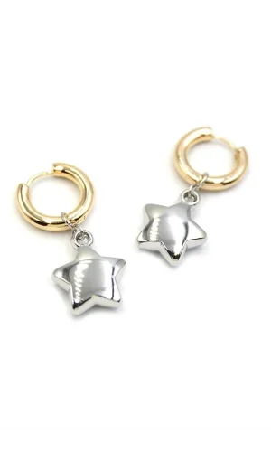 Yıldız Küpe - Gümüş