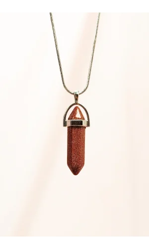 Yıldız Taşı Doğal Taşı Zincirli El Yapımı Tasarımlı Kolye Uç: 3,5 cm Zincir: 20 cm Kutulu