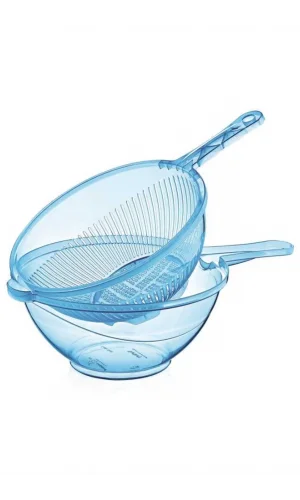 Yuvarlak Çiftli Süzgeç Şeffaf Royaleks-ÇNK1501