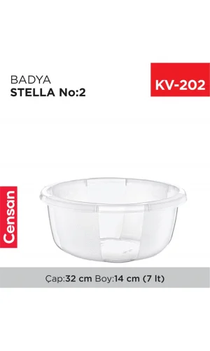 Yuvarlak Şeffaf Badya 1 Adet 2 No Royaleks-E174