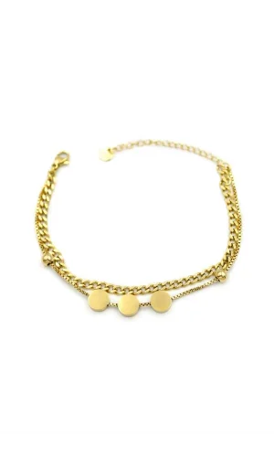 Zincir Bileklik - Altın