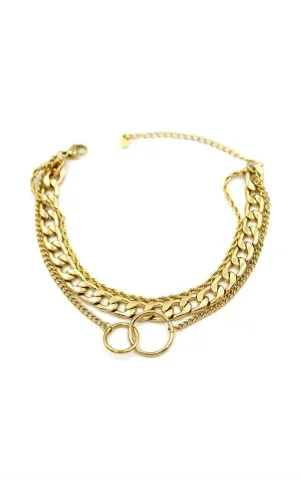 Zincir Bileklik - Altın