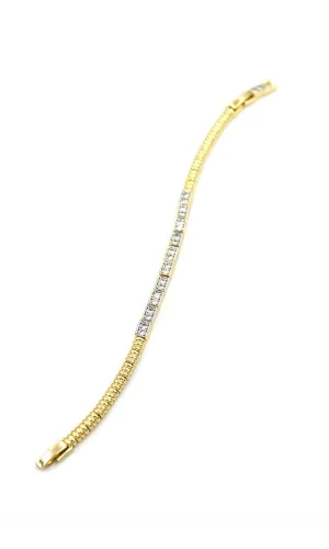 Zirkon Taşlı Bileklik - Altın