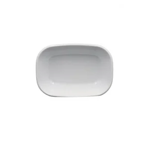 17 Cm Melamin Kare Kayı Tabak Royaleks-054