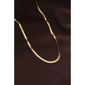 316L Çelik Altın Renk 60 cm İtalyan Zincir Kolye